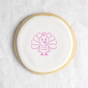 Plantilla de galletas de pavo - plantillas Mylar duraderas y reutilizables - Imagen 1 de 6