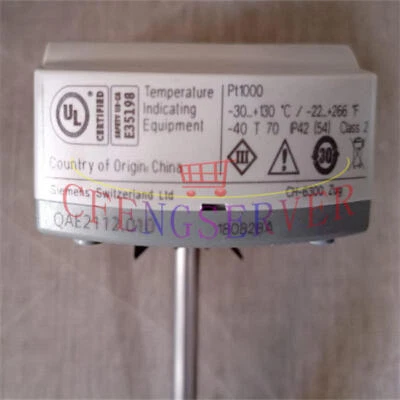 1PCS NEW Siemens QAE2112.010 Immersion temperature sensor PT1000 - Image 1 of 4