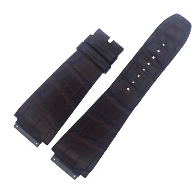 CORREA RELOJ RICHARD MILLE 11N 08 CUERO COCODRILO MARRÓN Foto 1 de 3