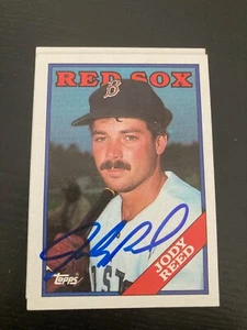 Red Sox Jody Reed signed Topps 1988 Card - Picture 1 of 3