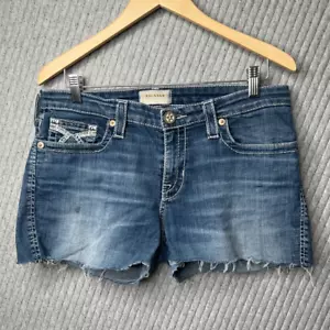 Pantalones cortos de jean Big Star para mujer talla 31 cortados desgastados - Imagen 1 de 10