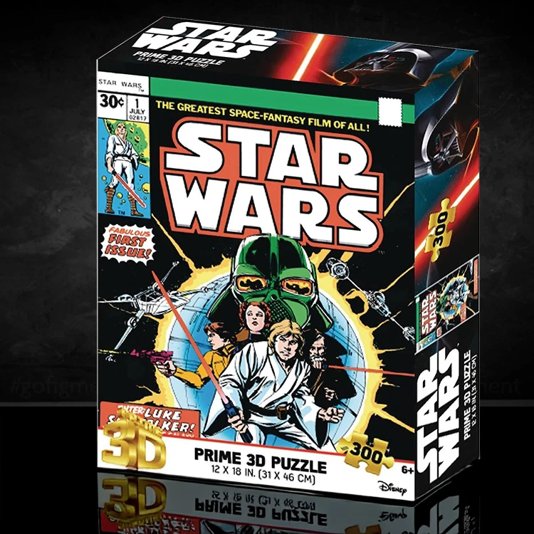 Puzzle efecto lenticular 3D Star Wars 1 primera edición Prime 3d 300 Foto 1 de 1