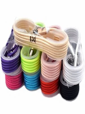10 Pack 5FT Heavy Duty USB Braided Charger Cable Cord for Samsung LG iPhone HTC - Image 1 of 2