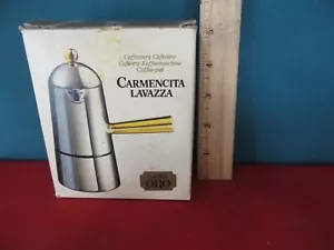 CARMENCITA LAVAZZA Linea Oro Caffettiera Caffettiera Caffettiera 2 oz. Made Italy - Foto 1 di 7