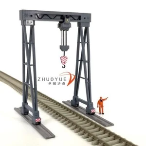 1/87 HO Ratio Train railway crane Assemble model Not Colored In Stock - Picture 1 of 4