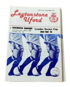 LEYTONSTONE ILFORD V DULWICH HAMLET - LONDON SENIOR CUP SEMI-FINAL - 31/3/1984 - Picture 1 of 1