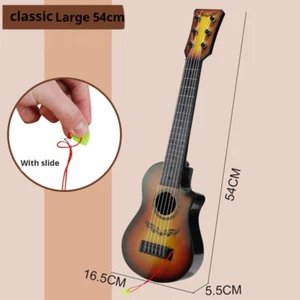 54 cm Ukulele Kinder Gitarre Spielzeug zum Spielen elementarer Instrumente mit Sim - Bild 1 von 11