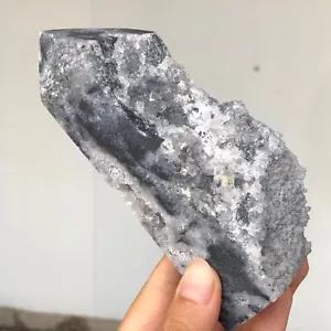 428g Natural Chrysanthemum Stone Quartz Crystal Cluster Obelisk Mineral A538 - Picture 1 of 16