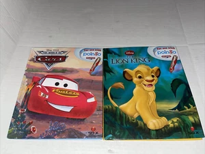 Poingo Storybook Lot of 2: The Lion King Book And The World of Cars Book Disney - Imagen 1 de 12
