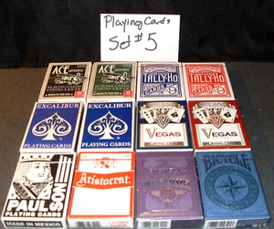 playing cards 12 sealed Decks NEW Set #5 - Picture 1 of 2
