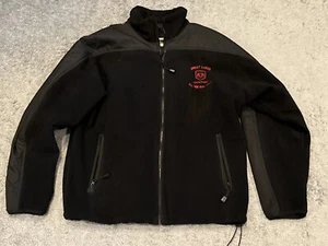 North End Jacket Mens Medium All Climate Black Fleece Dodge Logo Employee - Picture 1 of 6