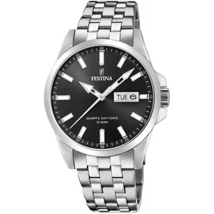 Reloj Festina Hombre Classics F20357/4 Acero Esfera negra 41mm Day/date - Imagen 1 de 1