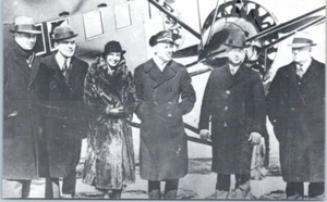 Postal de avión trimotor Boston Maine Airways Amelia Earhart STINSON SM-6000 - Imagen 1 de 2