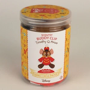 Scentsy Buddy Clip Disney Timothy Q Mouse Dumbo Circus Parade Scent NEW Kids - Picture 1 of 4