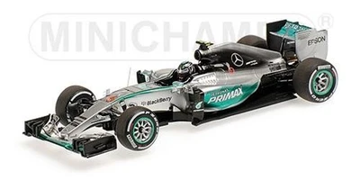 1:43 Minichamps Mercedes W06 Hybrid Nico Rosberg Malaysian Gp 2015 417150006 Mod - Image 1 of 2