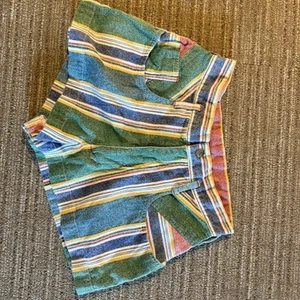 Vintage Kids Camptown Shorts Multi Color Stripe Size 12 - Picture 1 of 4