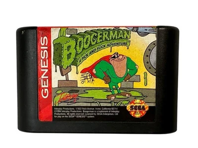 Boogerman: A Pick and Flick Adventure (1994) - Sega Genesis - Authentic - Image 1 of 3