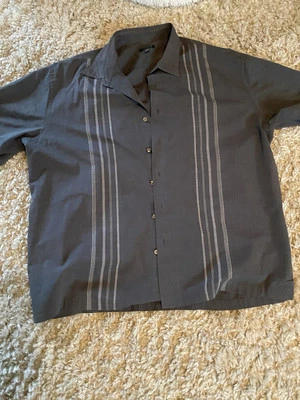 van heusen платье рубашка Sz. XXL (18-18 1/2) кнопка коротким рукавом платье рубашка 1017 - Изображение 1 из 4