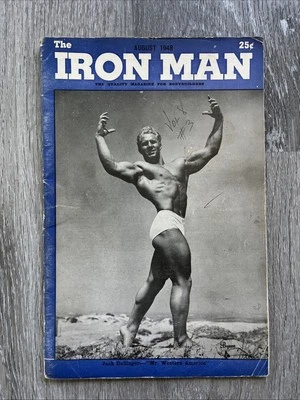Peary Rader THE IRON MAN Mag JACK DELLINGER + GEORGE EIFERMAN AUG 1948 VOL 8 N 3 Foto 1 de 4