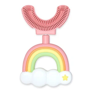 U-Shaped Kids Toothbrush Baby Tooth Brush Cleaning Boys Girls Personal Care - Picture 1 of 11