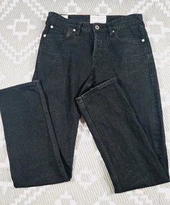 Pantalones de mezclilla Paul Smith para hombre Red Ear Village Industries W29 L30 negros 100 % algodón ajustados - Imagen 1 de 24