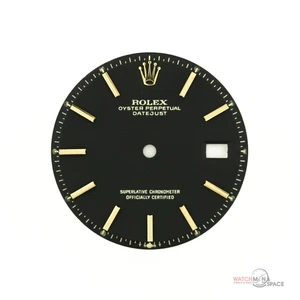 Vintage Rolex Datejust NQ Thunderbird Turn O Graph 1625 Black Stick Dial 2/T #H4 - Bild 1 von 7
