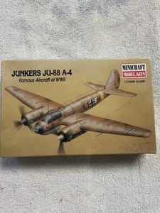 Minicraft JUNKERS Ju-88 A-4 Plastic Model Kit #14407 New Opened Box Sealed Kit - Picture 1 of 4