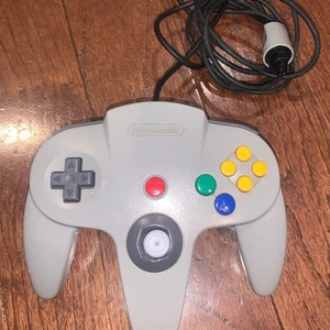 Nintendo 64 N64 Original Gray Controller NUS-005 OEM — Untested - Picture 1 of 4
