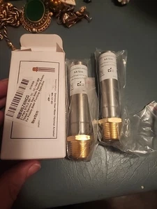 2 EFIELD 1/2" Mip (Sweat) Stainless Steel Water Hammer Arrestor , No Lead - Picture 1 of 8