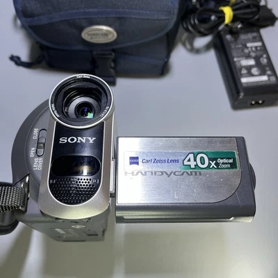 Sony Handycam DCR-HC38 Mini DV Camcorder 40x Optical Zoom - Case - Image 1 of 4