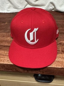 Size 7 1/8 - Cincinnati Reds MLB New Era 59FIFTY Fitted Cap Script C - Picture 1 of 7