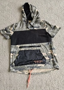 Herren Carbon Stack VIXX Kurzarm Camouflage Hoodie. Größe L - Bild 1 von 7