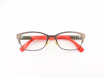 Fendi Eyeglasses Frames Only, FF 0033 EQP, 53-17-140, Gray/Orange, Made in Italy - Image 1 of 4