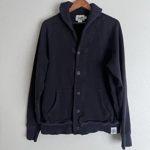 Cárdigan Rugby Ralph Lauren Para Hombre Cuello Chal Talla L Azul Marino  - Imagen 1 de 5