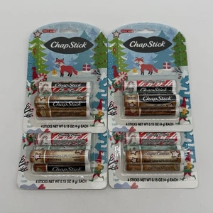 (x4) 4-pack ChapStick Holiday Collection Moisturizing Lip Balm Gift Set SEALED - Picture 1 of 7