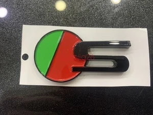 NEW Gloss Black S EMBLEM BADGE FOR JAGUAR XJ F TYPE XF XJ6 F-PACE XJ6 XE XKE - Picture 1 of 4