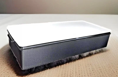 NEW TUPPERWARE Kimono Jumbo Storage Box Black 30x15x6" Christmas Decor ✨🖤 - Image 1 of 4