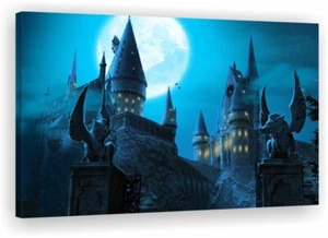 WANDBILD Harry Potter Hogwarts CANVAS LEINWAND BILD  o2 - Bild 1 von 3