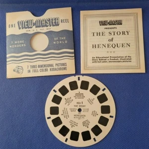 Ultra Scarce Sawyer's XED - 1 The Story of Henequen view-master Reel 1947 w/bklt - Picture 1 of 2