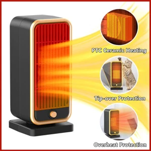 Portable Space Heater for Room Indoor Use 500W Fast PTC Ceramic Instant Heating - Picture 1 of 14