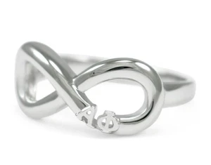 Anillo infinito de joyería/plata esterlina Alpha Phi (¡¡Nuevo!)**) - Imagen 1 de 4