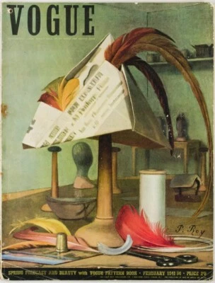 PIERRE ROY Lee Miller CECIL BEATON Vogue February 1941 Horst LORETTA YOUNG Heals - Image 1 of 4