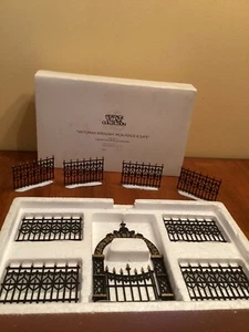 DEPT 56 Viktorianischer Schmiedeeisenzaun - Bild 1 von 9