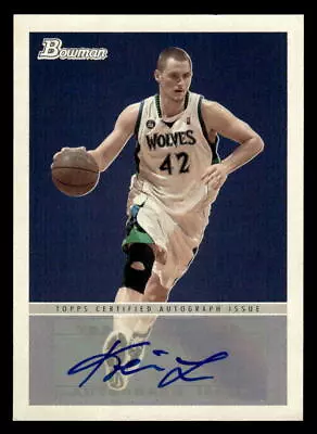 Kevin Love 2009-10 Bowman 48 #48A-KL Autographs (a) - Image 1 of 2