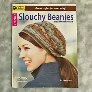 📚 Crochet Slouchy Beanies & Headwraps Pattern Book - Leisure Arts - Picture 1 of 5