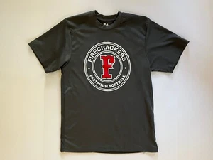 Badger Youth Größe L FIRECRACKERS Softball grau Logo Dri Fit Shirt Spirit Wear - Bild 1 von 5