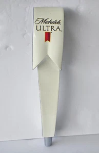 Michelob Ultra Tall White Ribbon Tap Beer Handle 12.5” - Picture 1 of 4