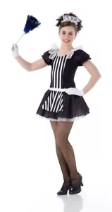 Be Our Guest Kind X-Small Neu Tanzkostüm Dienstmädchen Kleid Schürze Kopfschmuck & Handschuhe - Bild 1 von 4