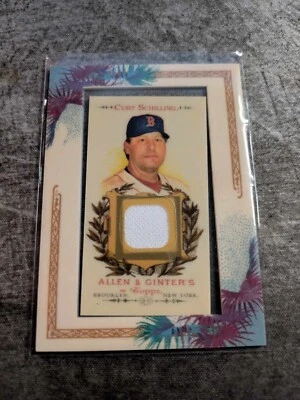 2007 Topps Allen & Ginter's - Framed Mini Relics #AGR-CMS Curt Schilling (MEM) - Image 1 of 2
