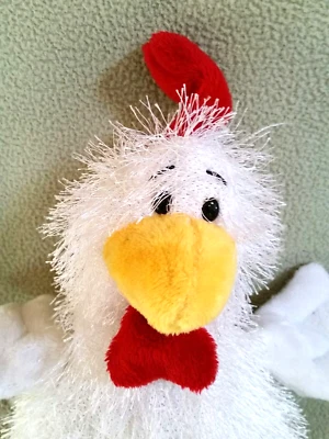 Ganz Webkinz Chicken Plush Toy - Hen Stuffed Animal White Stuffed Chick - Image 1 of 4